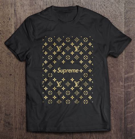 supreme x lv t shirt|louis vuitton supreme t shirts.